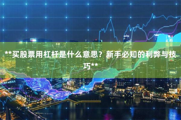 **买股票用杠杆是什么意思？新手必知的利弊与技巧**